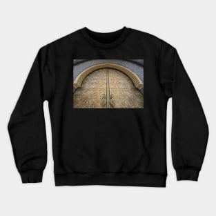 Golden door of the Royal Palace in Fez, Morocco Crewneck Sweatshirt